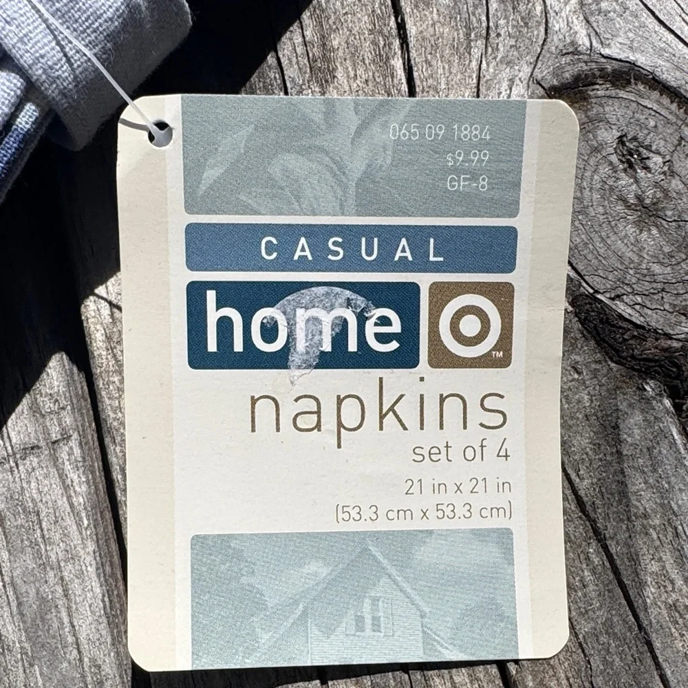 New Target Striped Table Placemat and  Napkins Set (4)